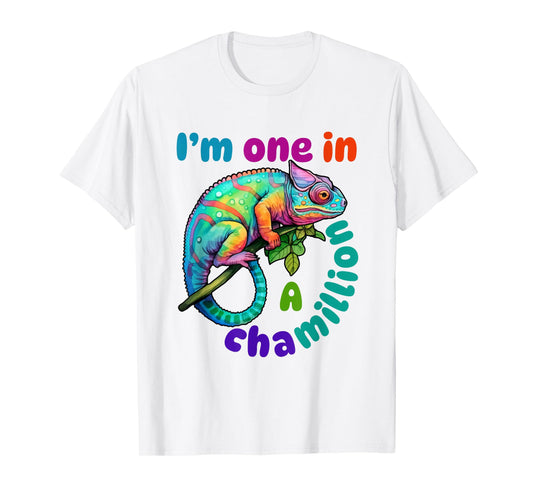 Chameleon Cute Lizard Saying Pun Kids Boys Toddlers T-Shirt