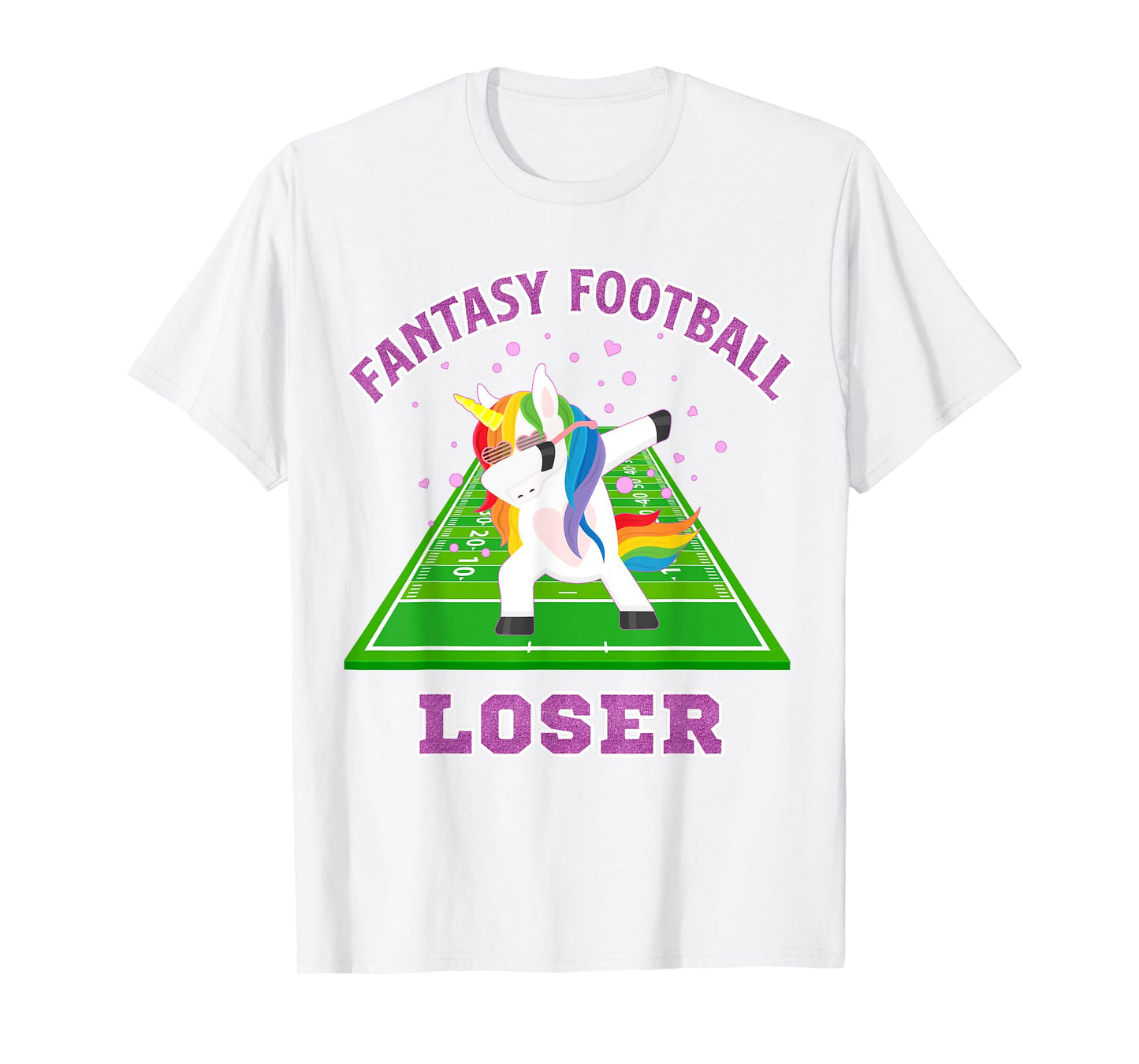 Fantasy Football Loser Tshirt 2019 Unicorn Dab Football Gift T-Shirt