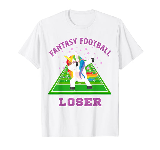 Fantasy Football Loser Tshirt 2019 Unicorn Dab Football Gift T-Shirt