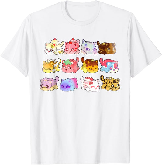 Meemeow Cats Plush Shirt Squishy Pink T-Shirt
