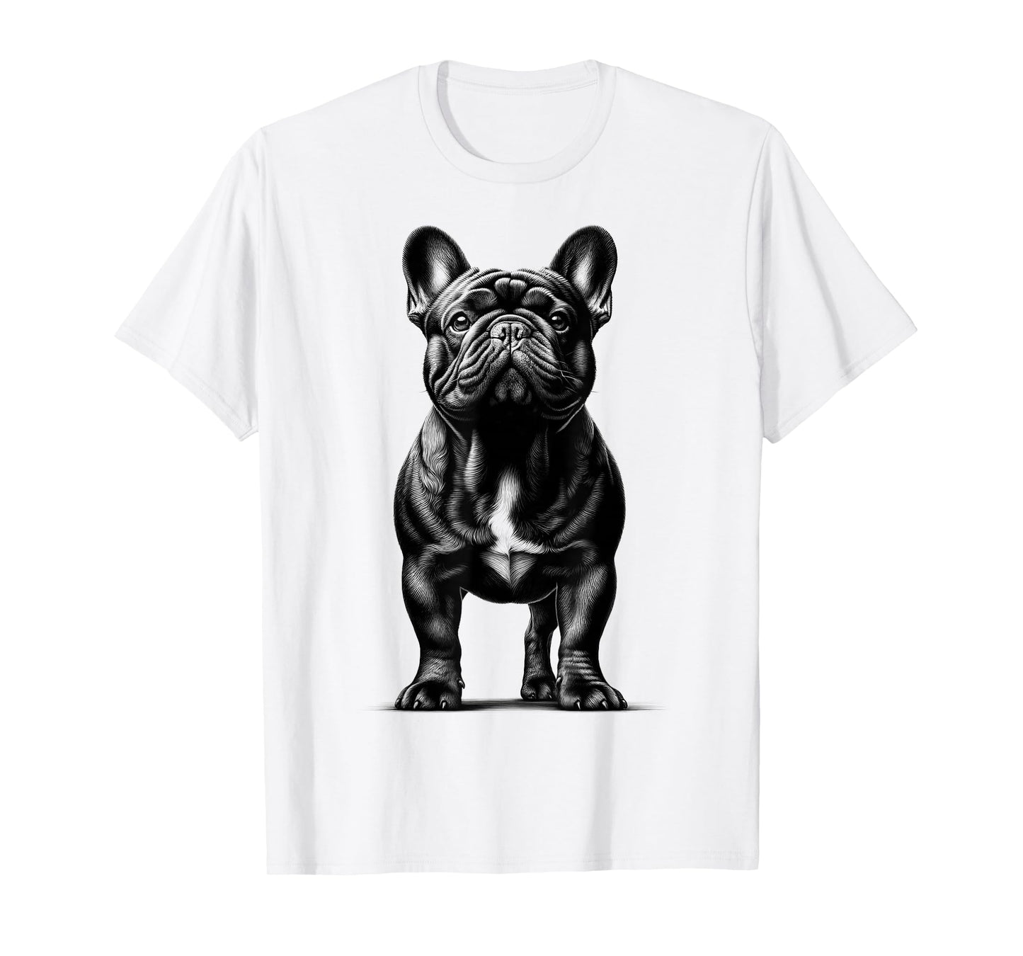 Cute French Bulldog in Proud Pose T-Shirt