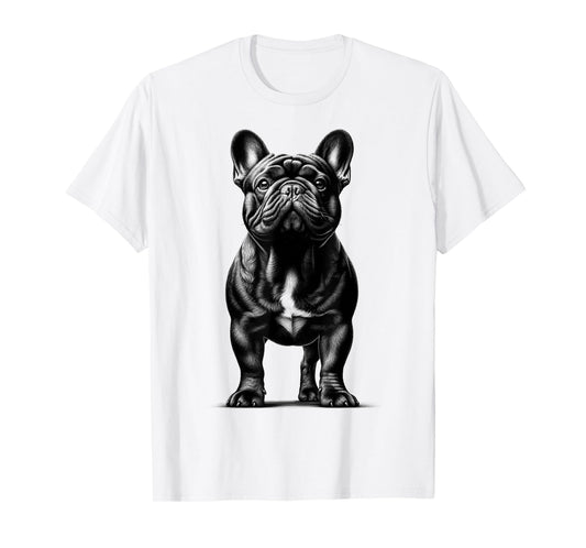 Cute French Bulldog in Proud Pose T-Shirt