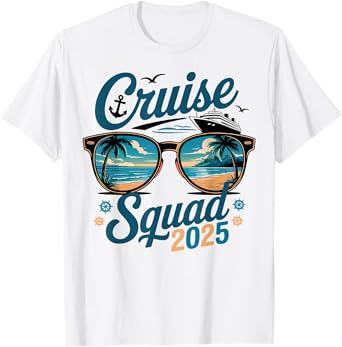 Cruise Squad 2025 Summer Vacation Matching Family Cruise T-Shirt
