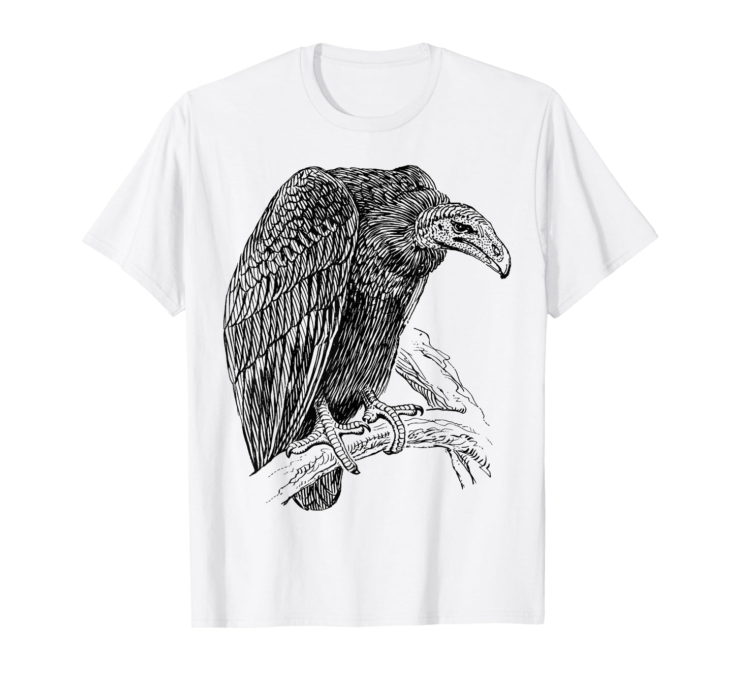 Turkey Vulture Bird Perched T-Shirt