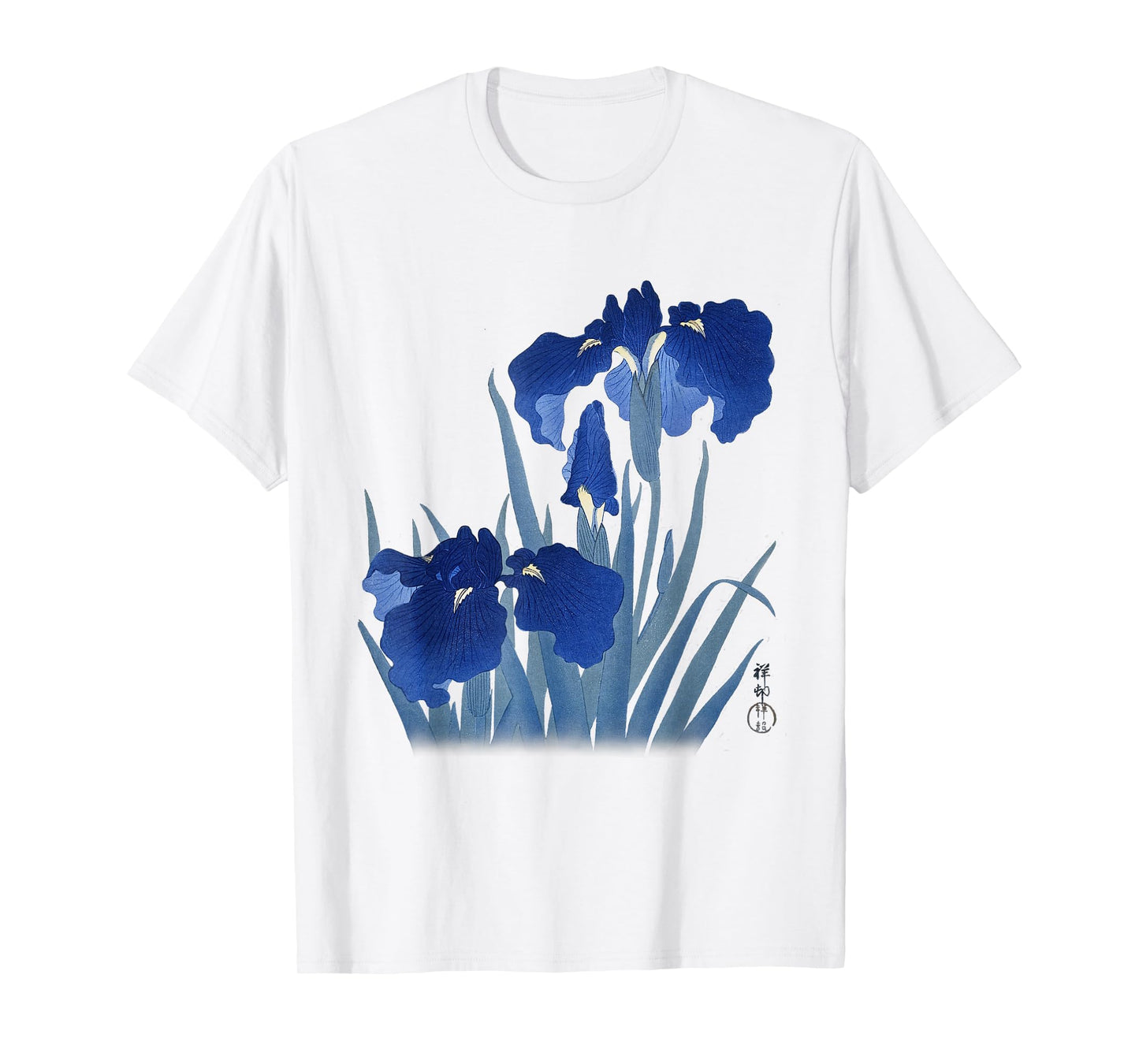 Japanese art print irises by Ohara Koson T-Shirt