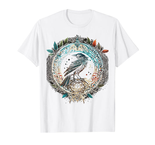 Odin's Bird Northman Valhalla Norse Mythology T-Shirt