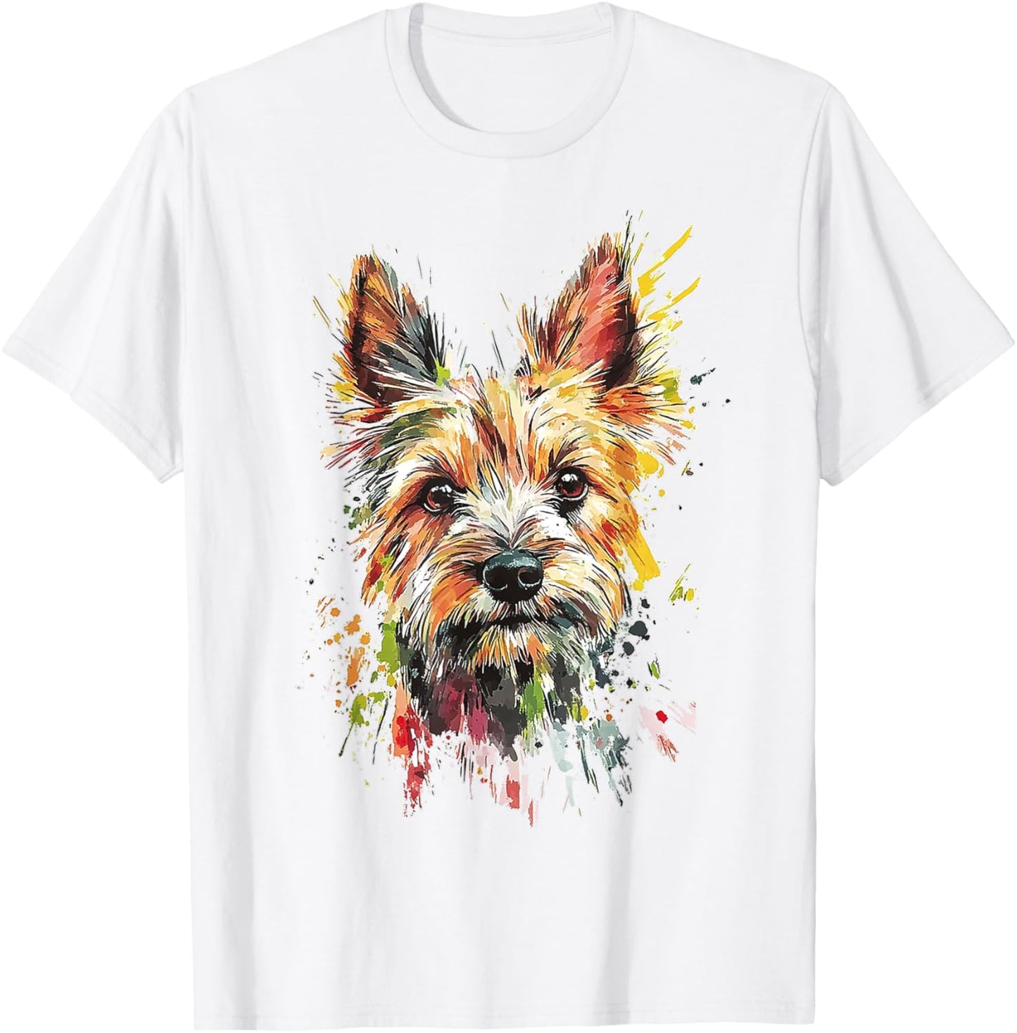 Norwich Terrier Dog Graphic Pet Illustration Norwich Terrier T-Shirt