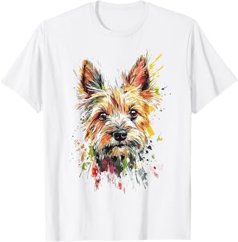 Norwich Terrier Dog Graphic Pet Illustration Norwich Terrier Men Women Kids T-Shirt