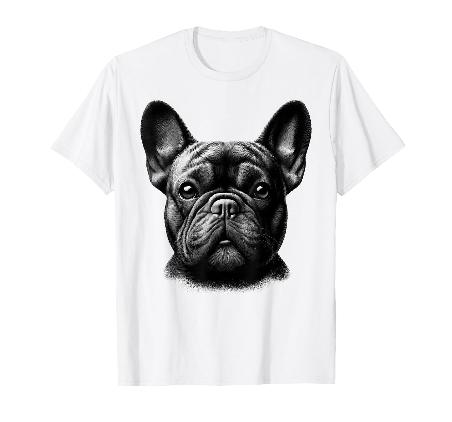 Head Portrait of a Cute French Bulldog T-Shirt