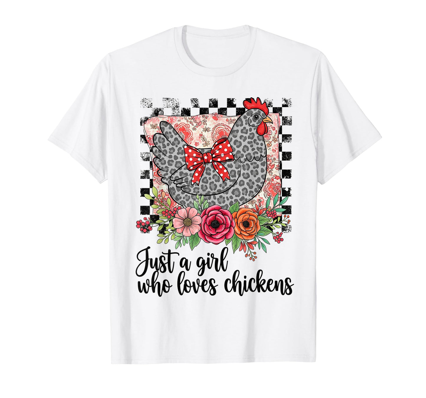 Funny Just A Girl Who Loves Chickens thanksgiving T-Shirt