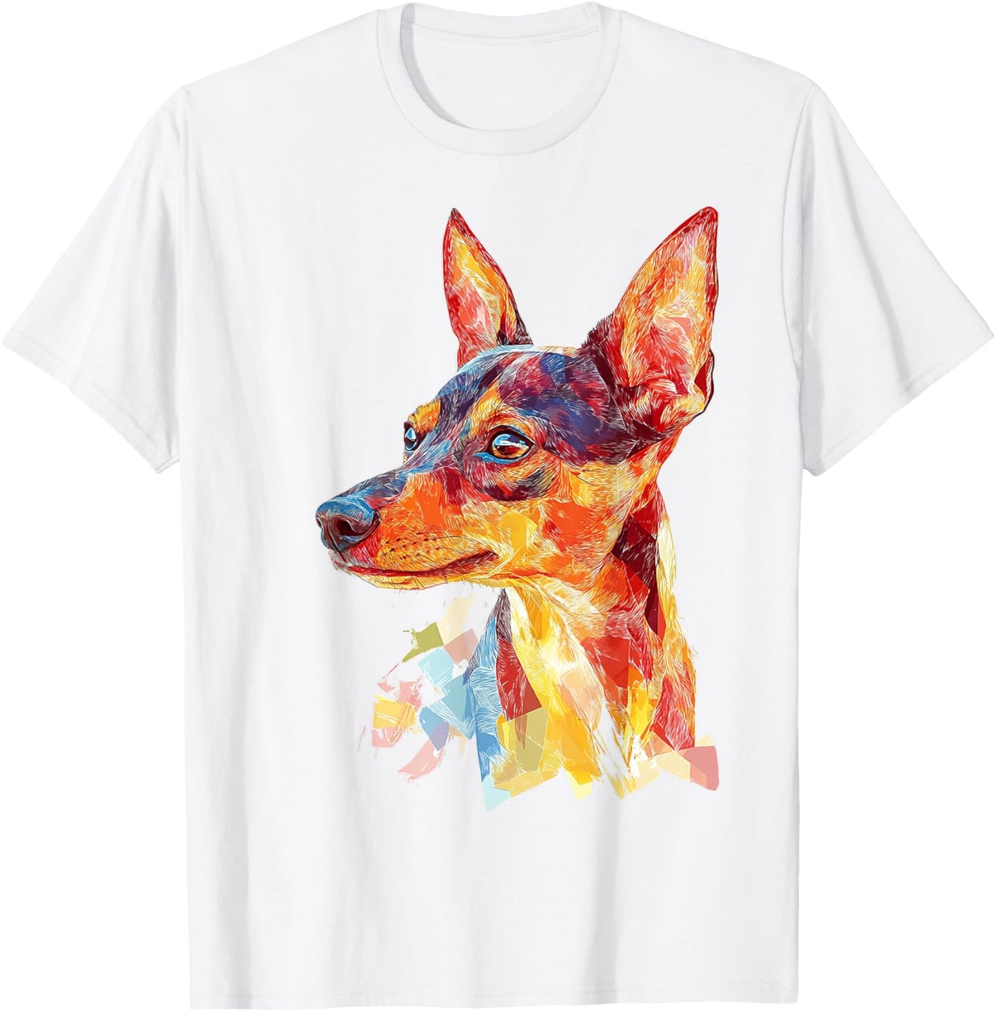 Miniature Pinscher Dog Pet Colorful Miniature Pinscher T-Shirt