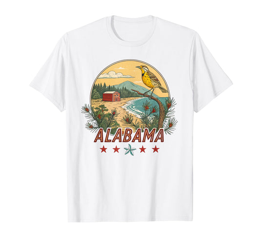 Retro Vintage Sweet Alabama Yellowhammer Souvenir T-Shirt