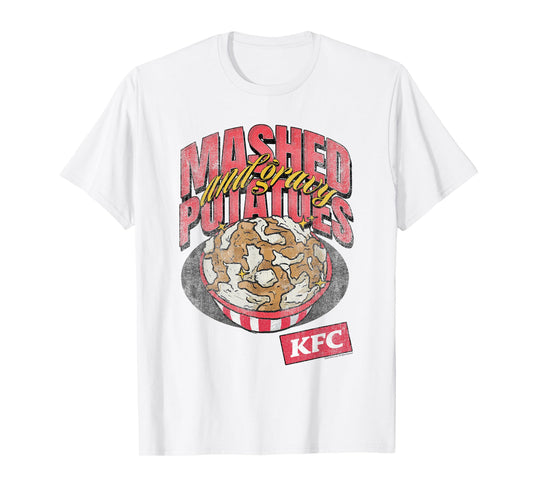 KFC Mashed Potatoes and Gravy Drawing Fun Food T-Shirt