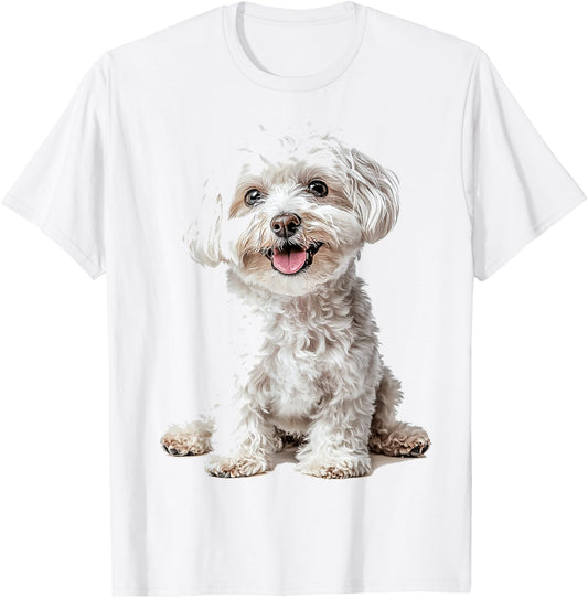 Maltipoo Dog Motif Pet Art Maltipoo T-Shirt