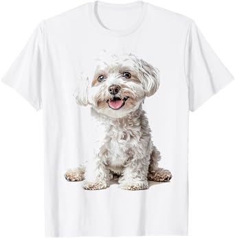 Maltipoo Dog Motif Pet Art Maltipoo T-Shirt