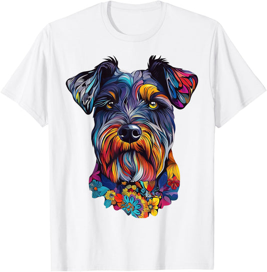 Bouvier Des Flandres Dog Motif Pet Art T-Shirt