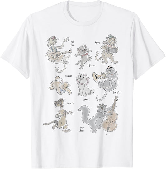 Disney The Aristocats All The Cats T-Shirt