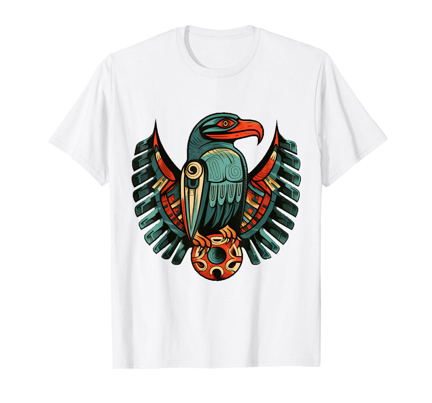 Pacific Northwest Native Art Raven Bird PNW T-Shirt