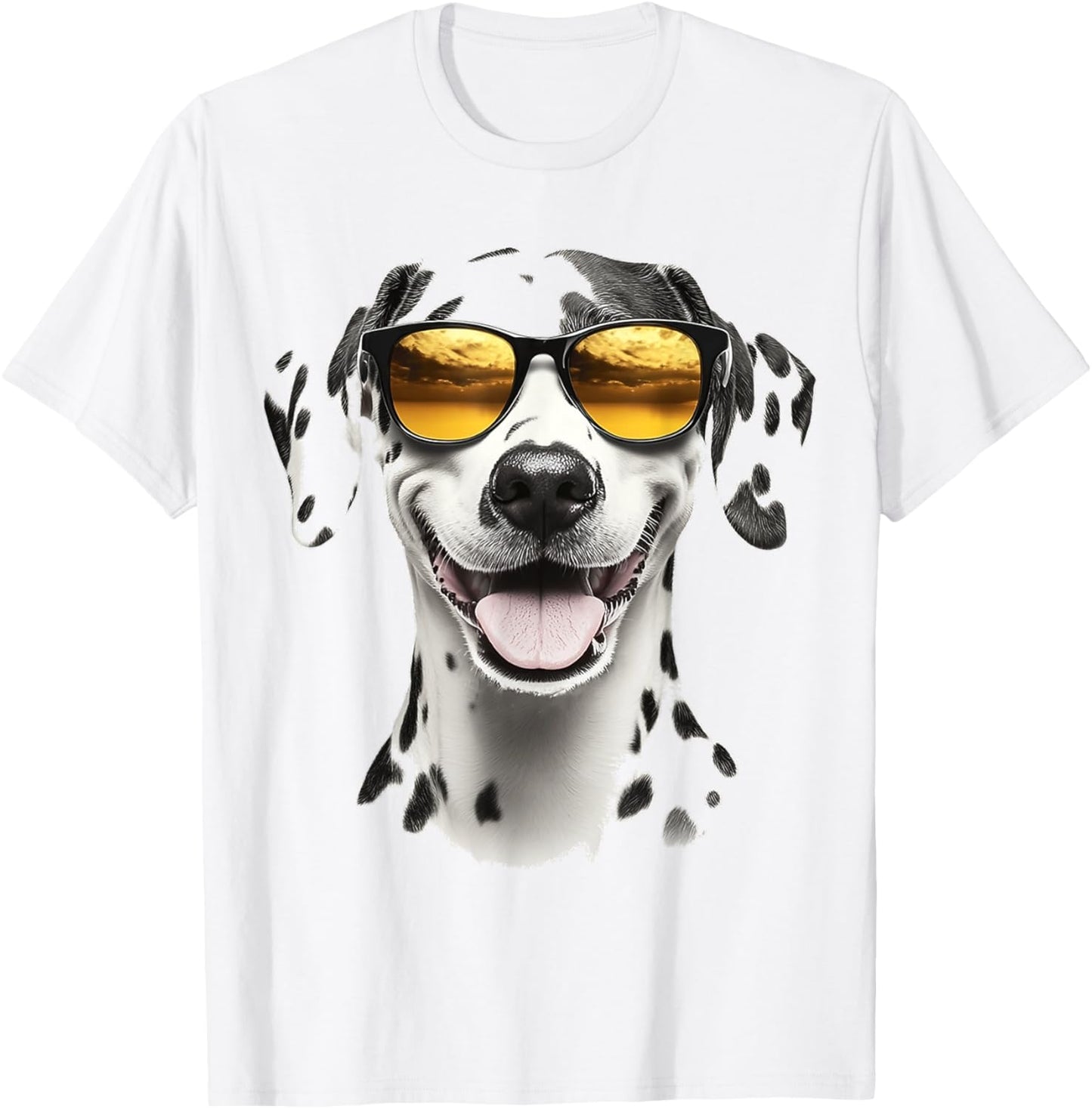 Dalmatian Dog Motif Pet Illustration Dalmatian T-Shirt