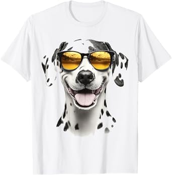 Dalmatian Dog Motif Pet Illustration Dalmatian Men Women Kids T-Shirt