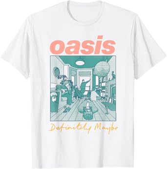 Oasis – Definitely Maybe Pink T-Shirt