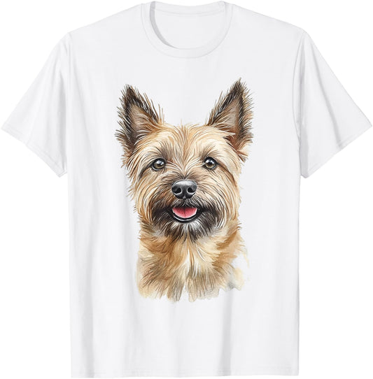 Cairn Terrier Dog Graphic Pet Artwork Cairn Terrier T-Shirt