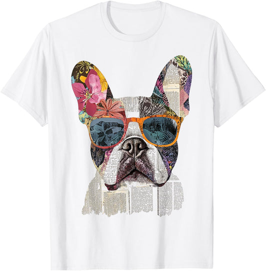 French Bulldog Dog Graphic Pet Art French Bulldog T-Shirt