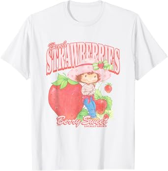 Strawberry Shortcake Fresh Strawberries Berry Sweet Retro T-Shirt