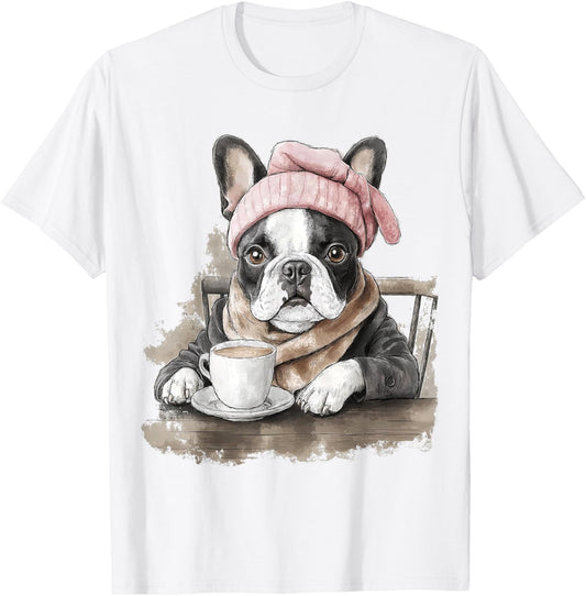 French Bulldog Dog Motif Pet Art French Bulldog T-Shirt
