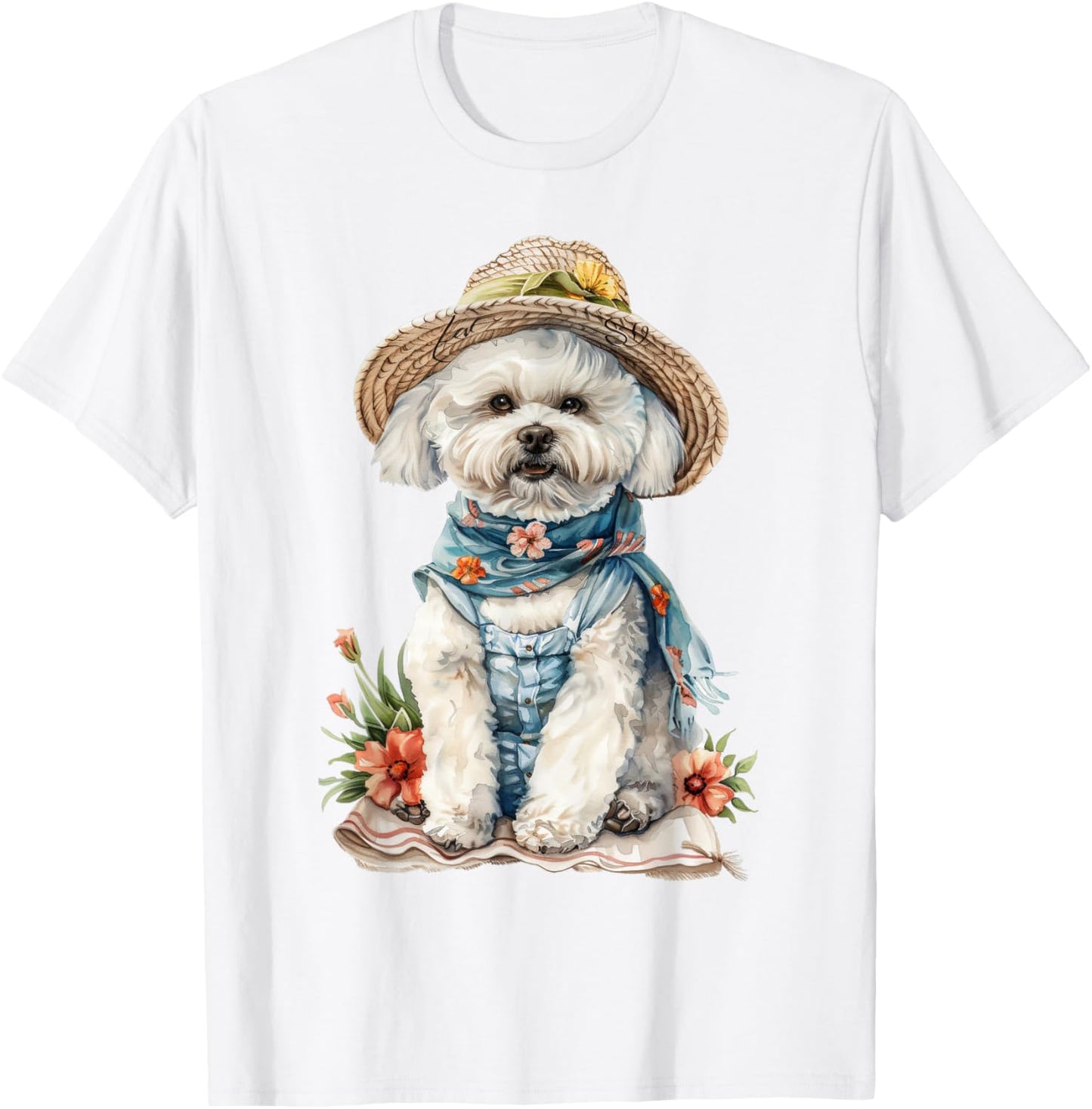 Summer Dog Bichon Frise T-Shirt