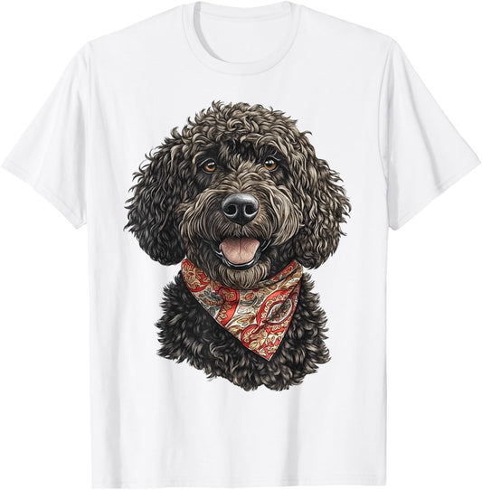 Labradoodle Dog Motif Pet Art Labradoodle T-Shirt