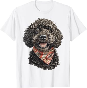 Labradoodle Dog Motif Pet Art Labradoodle T-Shirt