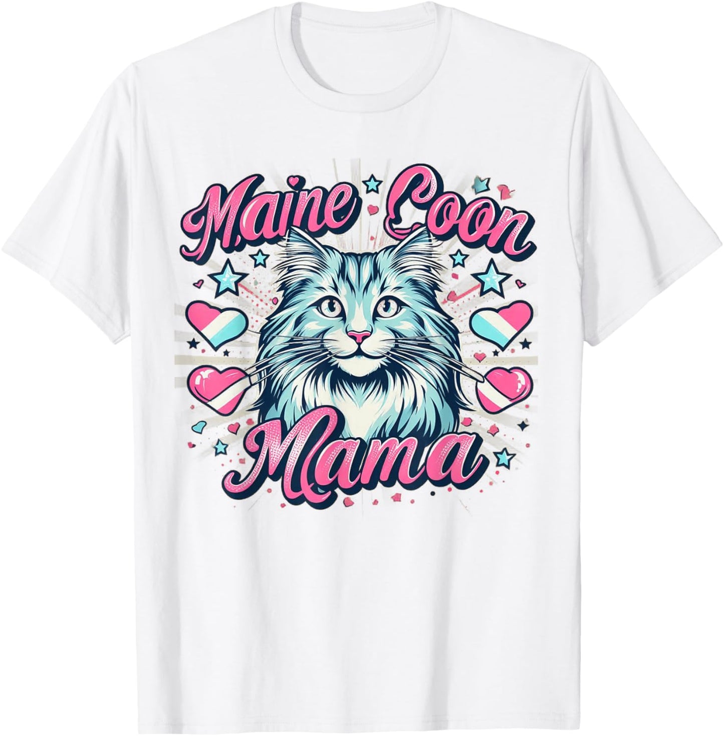 Maine Coon Cat Breed Pet - Maine Coon Mama T-Shirt
