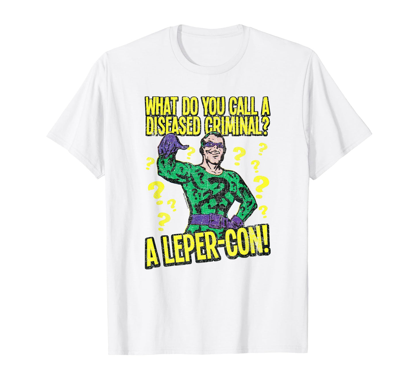 Batman Riddler Diseased Criminal T Shirt T-Shirt
