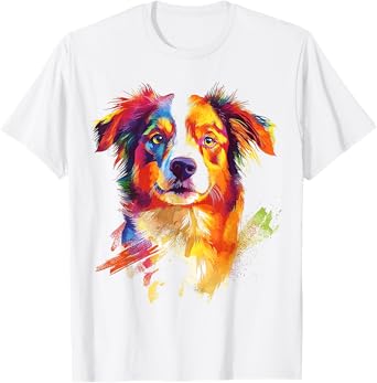 Nova Scotia Duck Tolling Retriever Dog Motif Pet Colorful Men Women Kids T-Shirt