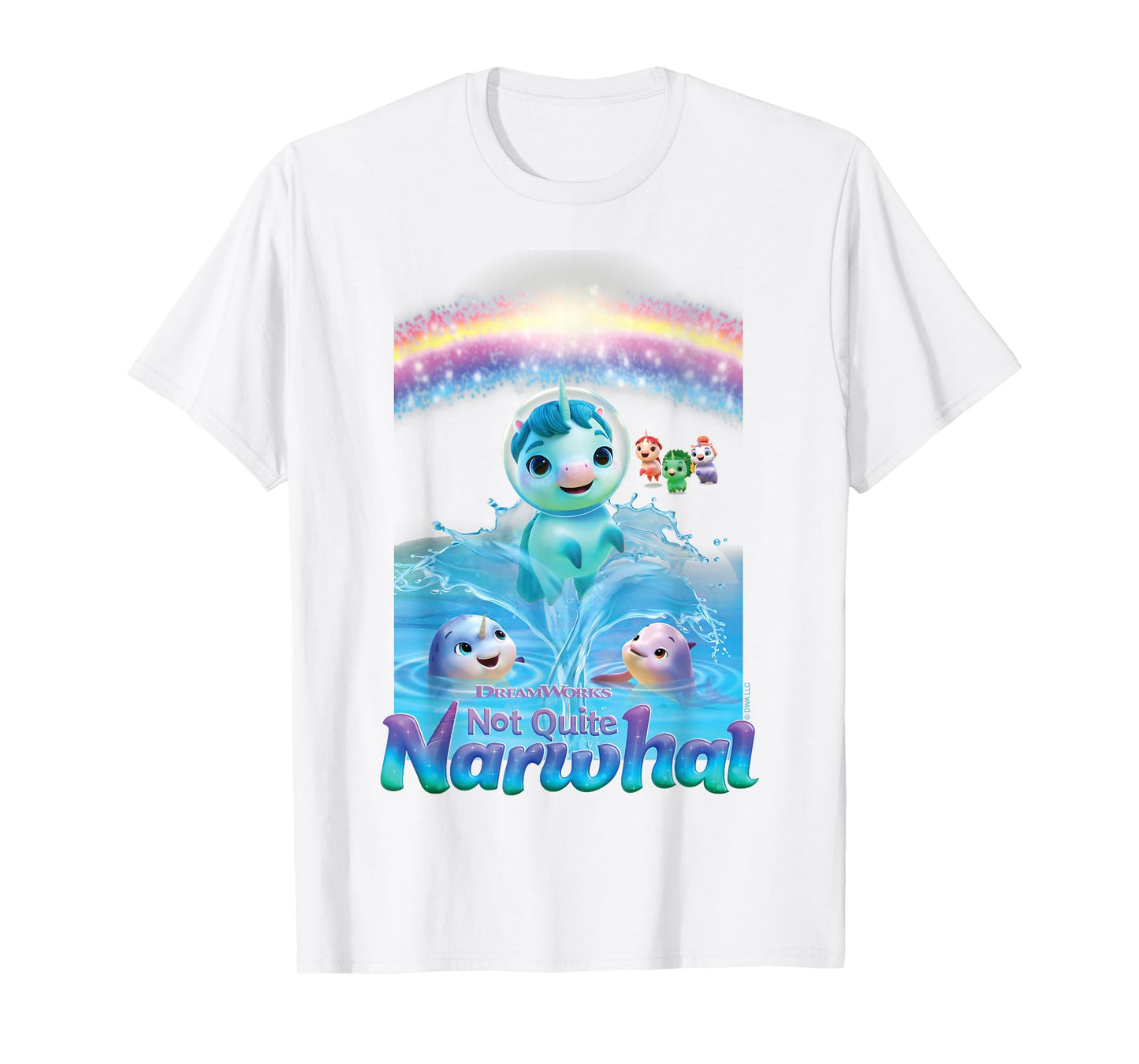DreamWorks Not Quite Narwhal Jumping T-Shirt