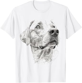 Labrador Retriever Dog Motif Pet Art Labrador Retriever T-Shirt