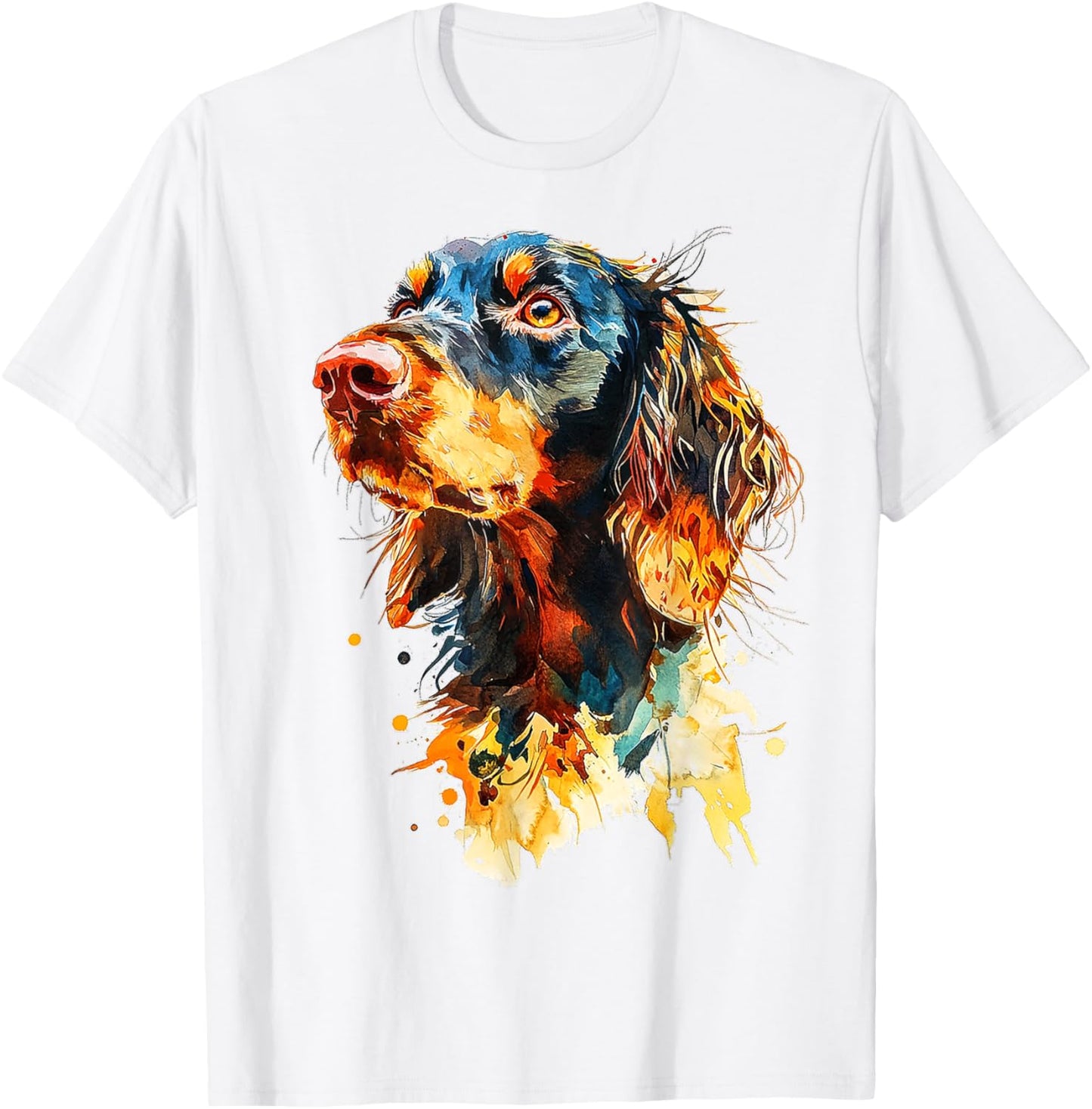 Irish Setter Dog Motif Pet Artwork Irish Setter T-Shirt