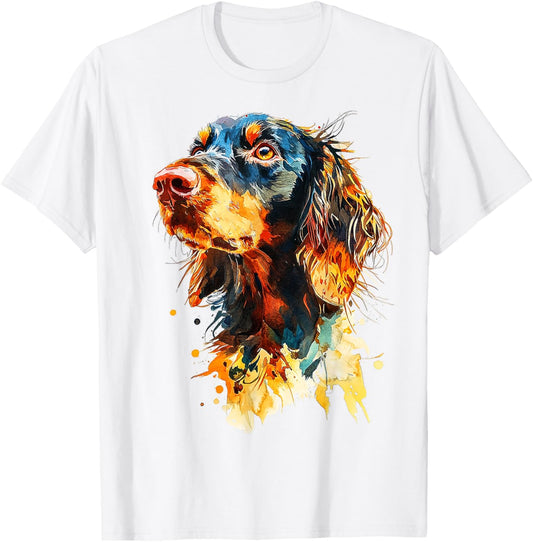 Irish Setter Dog Motif Pet Artwork Irish Setter T-Shirt