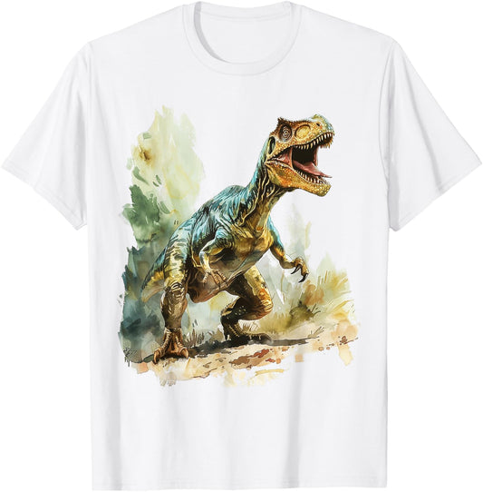 Allosaurus Dinosaur Graphic Illustration Allosaurus T-Shirt
