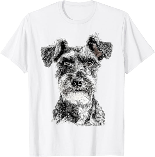 Miniature Schnauzer Dog Graphic Pet Miniature Schnauzer T-Shirt