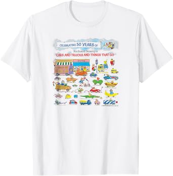 Richard Scarry 50 Year Banner T-Shirt