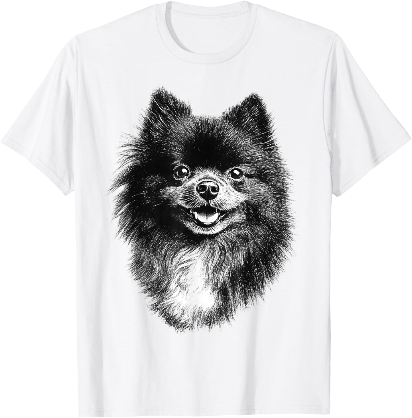 Pomeranian Dog Graphic Pet Artwork Pomeranian T-Shirt