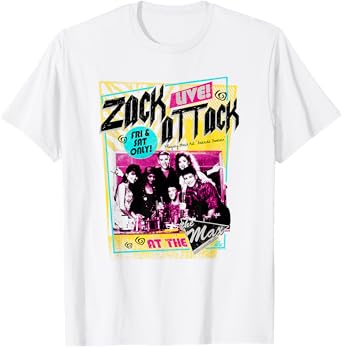 Saved By The Bell Zack Attack Live T-Shirt