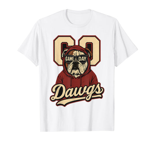 Bulldogs Graphic Go Dawg Men Women Kid Boy Girl T-Shirt