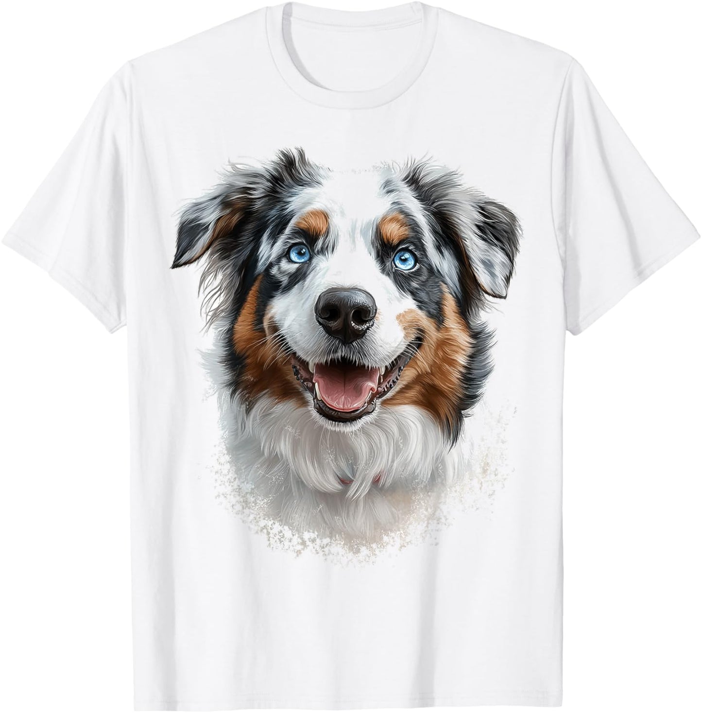 Australian Shepherd Dog Motif Pet Art Australian Shepherd T-Shirt