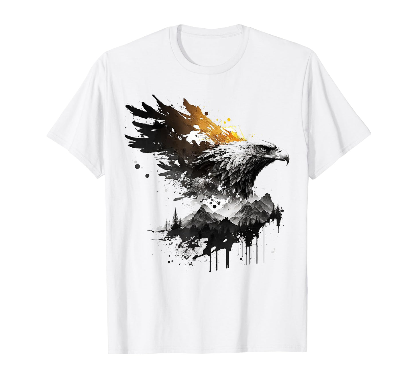 Art eagle bird motif animal T-Shirt