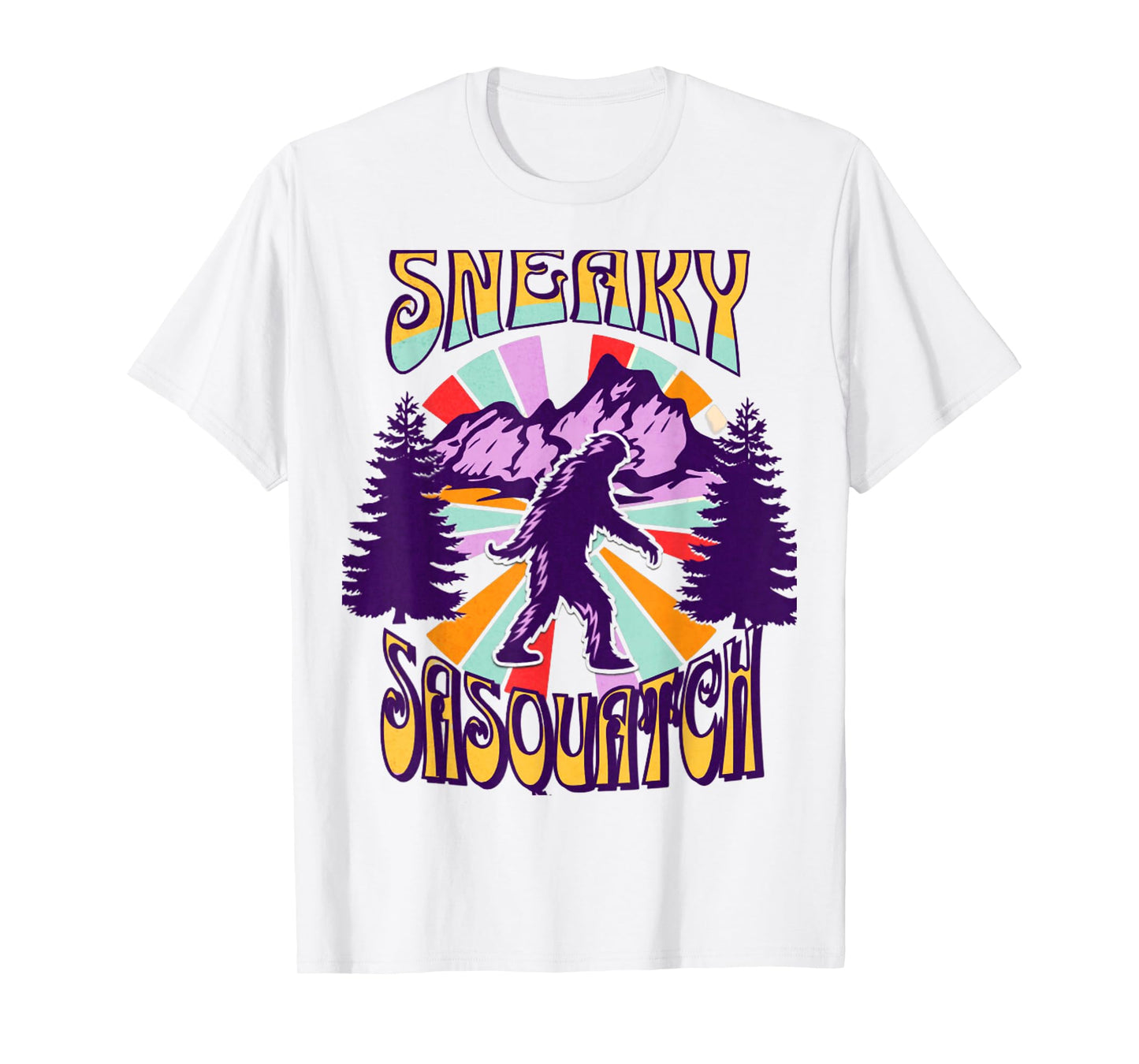 Sneaky Sasquatch, Sasquatch adventures, Sasquatch merch T-Shirt