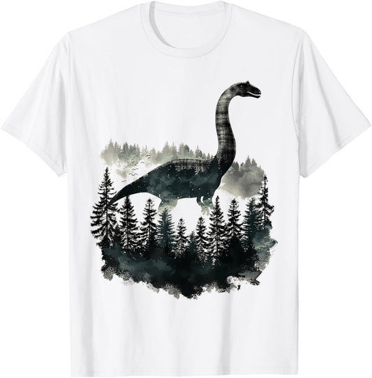 Apatosaurus Dinosaur Motif Artwork Apatosaurus T-Shirt