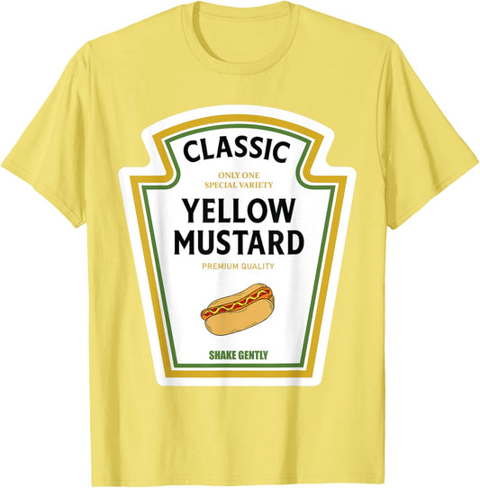 Mustard Halloween 2024 Costume Family Matching Ketchup Sauce T-Shirt